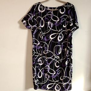 Womens Dressbarn Purple Dress
